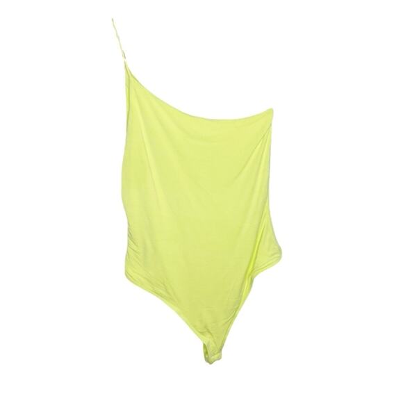 GOOD AMERICAN 90s Good Touch Bodysuit in Key Lime Size 2 Medium - Picture 2 of 8